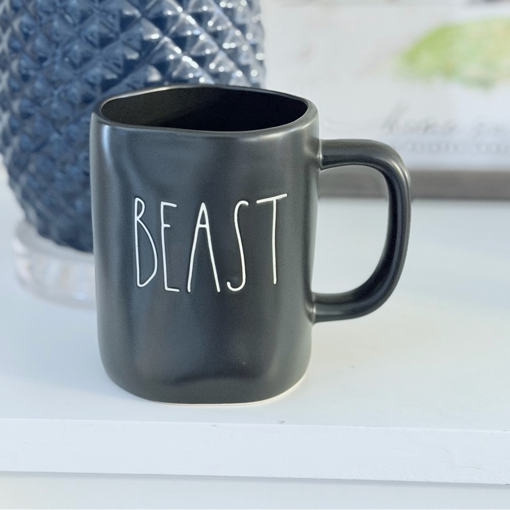 Rae Dunn Beast Black Coffee Mug